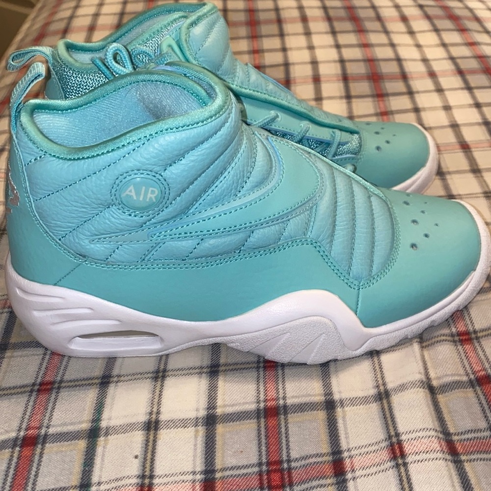 Leather Blue Nike Velcro Sneakers